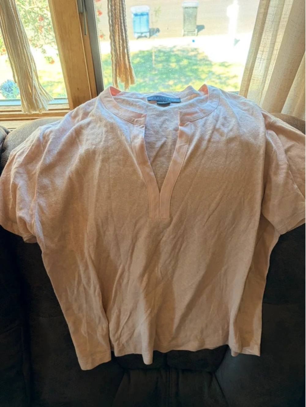 Sanctuary blush v neck top